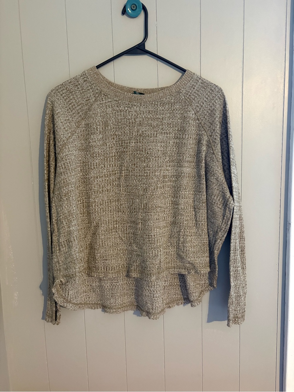 wild fable Beige Crewneck Knit Sweater